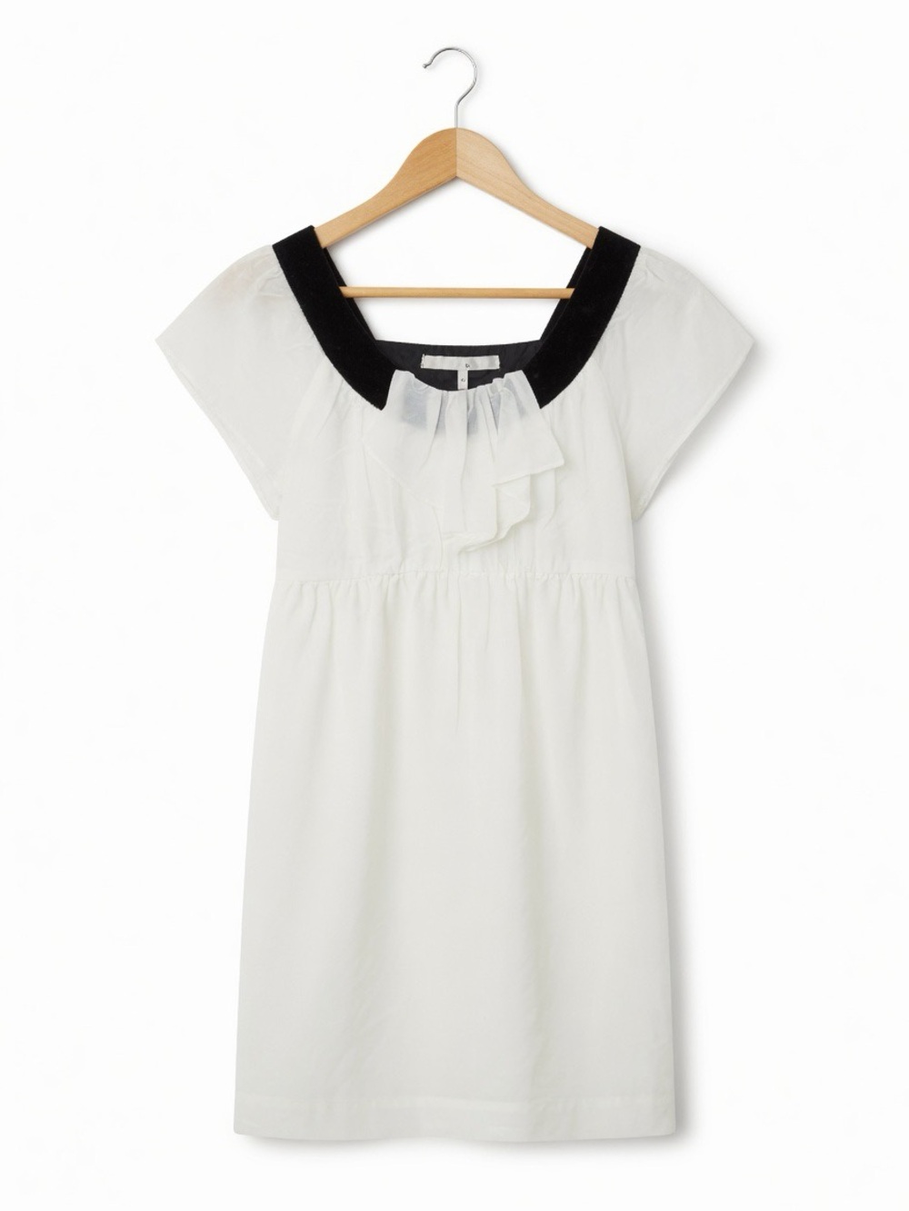 3.1 Phillip Lim White Dress with Black Trim